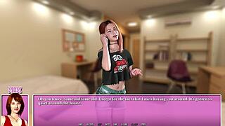 Hot ebony teacher denise dominates in summer city