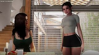 horny stepsis sucked his big dick in desirium 02 3d porn games