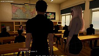 horny stepsis sucked his big dick in desirium 02 3d porn games