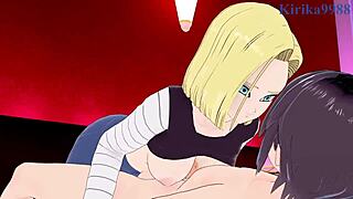 android 18 and videl get wild in dragon ball hentai
