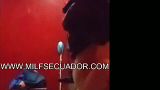 The milf grows bored of her old cuckold routine and seduces a young fan for wild fucking.