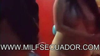 The milf grows bored of her old cuckold routine and seduces a young fan for wild fucking.