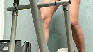 corajosa olha o que teve coragem na academia