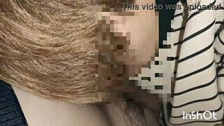 japanese amateur couple does outdoor blowjob and handjob 😏