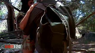 Perfect spanish pornstar susi gala performs in the woods