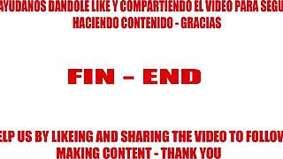 My beautiful stepdaughter demonstrates her new twerking skills learned at dance school, bending over with her big ass