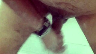 masturbating with my dildo in the shower