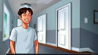 夏日传奇金发棕发继妹被继兄大屌內射珍妮场景1