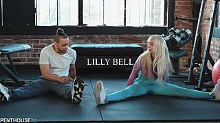Penthousegold Com - Flexible Blonde Lilly Bell RIDES Her Fitness Coach