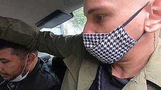 Monique Bertolini from João Kleber's pranks gives a tour in a motorhome workshop