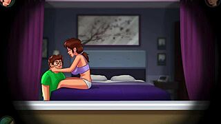 夏日传奇金发棕发继妹被继兄大屌內射珍妮场景1