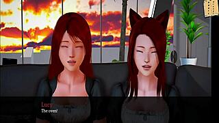 Intriguing Redhead With Big Tits In My New Family Scene