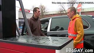 Coarse Homosexual Blowjob And Sloppy Cock Sucking