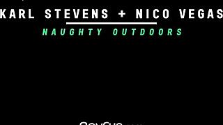 guys having a gay outdoor bareback fuck fest