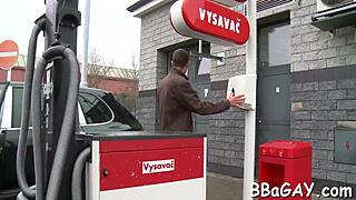 Coarse Homosexual Blowjob And Sloppy Cock Sucking