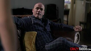 Damn! Stepfather spanks stepdaughter hard before gaping her tight anal hole!