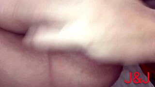 Wife with big ass in thong gets amateur fucking and ass play!