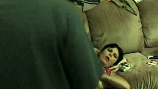 hot brunette is fucking in this close view scandal, wow 🔥