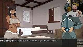 Korra Turns Furry Cummy Bender