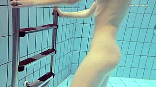 Tiny ass in a dress called Nastya with tight pussy