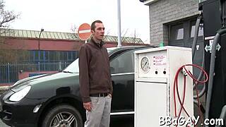 Coarse Homosexual Blowjob And Sloppy Cock Sucking