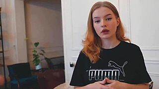 Master interacts with teen juicy student on her creaky bed