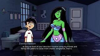 danny phantom gets green handjob in amity park