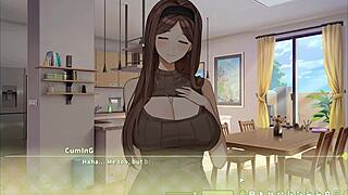 i caught my boss masturbating to my giant cock in summer clover harem hentai game ep 4.