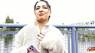 german scout - tiny latina munequita enfadada lured into big dick casting bang in berlin