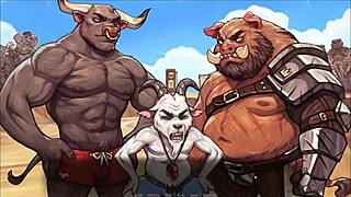 Pig Princess Hentai Game Ep 30 Beach Threesome