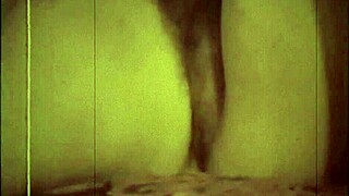 In vintage dark london, lesbian lovers embrace in the swinging sixties shadows