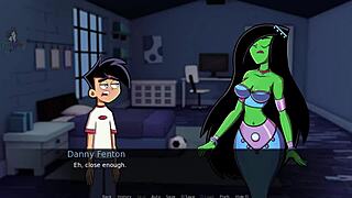 danny phantom gets green handjob in amity park