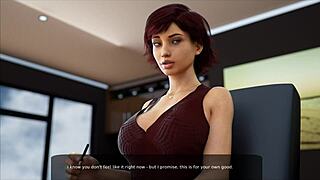 milfy city v0 6e part 1 perverted psychologist dubbing in anime hentai game