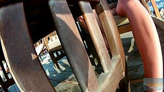 Adrenaline Flashes Without Panties in Public