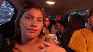 getting ready in public on praia grande, who will fuck my ass hard!