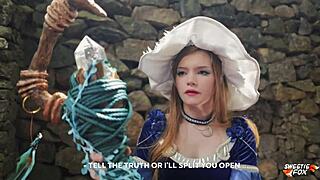 Blonde Beauty Rides Tight Pussy In Outdoor D&D Adventure, Missionary And Cowgirl