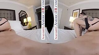 Joanna Angel's naughty POV titty fuck with tattoos and shoes