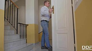 extremely hot milf niki sweet rides in cowgirl position on bed