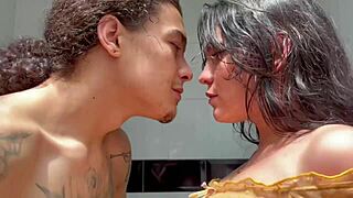 i catch my colombian stepsister naked washing clothes, get horny and fuck her part 2