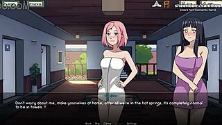 Naruto Kunoichi Trainer: Sakura And Hinata In Threesome