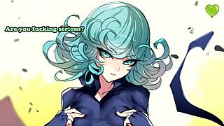 Tatsumaki From One Punch Man Enjoys Being Worshiped With Jerk Off Instructions!