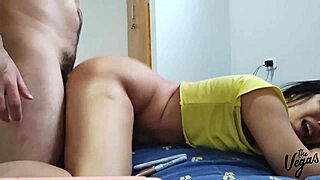 My neighbor said, 'Fuck me hard in cowgirl for a creampie!'