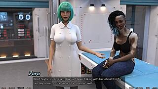 Stranded hot doctor rejects me in space