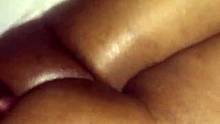 Ebony Bubble Butt Gets Soft Ass Play