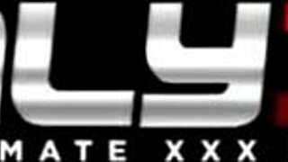 Slapping Cock Deep into Gold Digger Shalina Devine's Shaved Pussy Outdoors