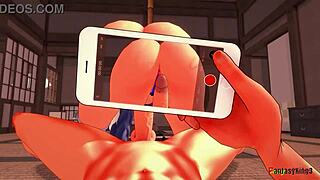 Eris Catches Roxy Fucking And Joins In 3D Cartoon