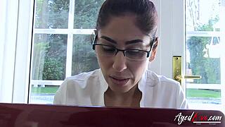 Hey, join us for rough threesome sex with Sam Bourne at AgedLove