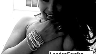 London Keyes, get your big tits fingered now.