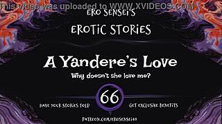 Yandere's erotic audio seduces women with intense orgasms