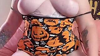 Mature Milf Orgasms With Dragon Dildo